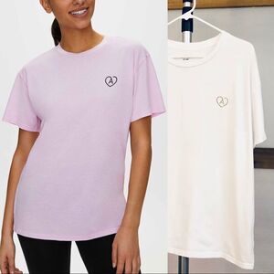 ARITZIA White Thank You‎ Short Sleeve Tshirt / Sz 1X